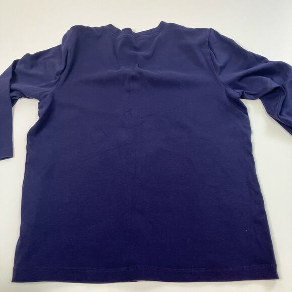 Chico's | Lot of 3 T-Shirts- Red, White, Blue Basic Cotton Spandex Womens Large - Picture 6 of 8